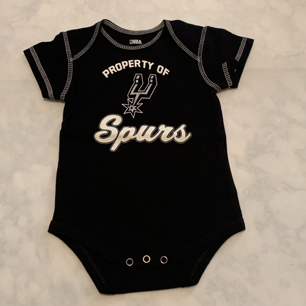 NBA San Antonio Spurs Basketball Baby Onesie Bodysuit NWOT